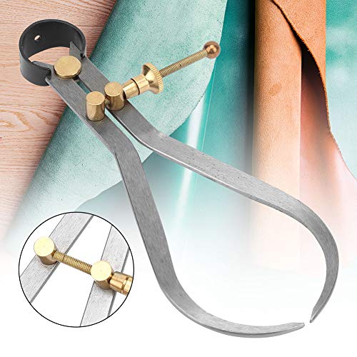 Outside Spring Caliper, Boomerang Leg External Caliper Divider Set with Copper Fitting, Spring Caliper for Woodworking Turning Lathe Projects(190mm / Yuecoom