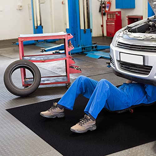 Extra Large 6.6 x 16.4ft Garage Floor Mat- Absorbent/Waterproof Oil Maintenance Mat to Protect Garage Floor Surface- Reusable Oil Spill Mat for Under MADHOLLY