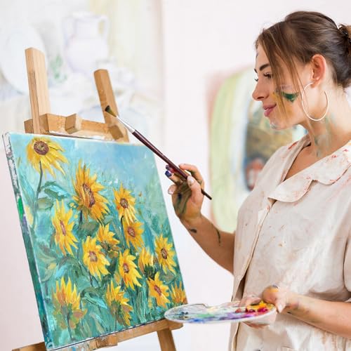 ABEIER Acrylic Paint Set, 56 Colors (2oz/60ml), Matte Finish, Waterproof, Rich Pigments, Non-Toxic Paints for Painting on Canvas Crafts Wood Ceramic, ABEIER