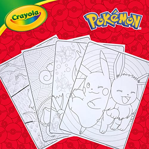 Crayola Pokémon Imagination Art Set (115pcs), Kids Art Kit, Includes Pokemon Coloring Pages, Pokemon Gifts for Kids, Ages 5+ Crayola