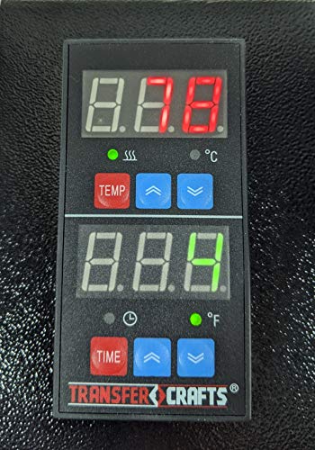 Transfer Crafts T-Shirt Heat Press & Digital Sublimation Machine (15x15 Blue) Transfer Crafts