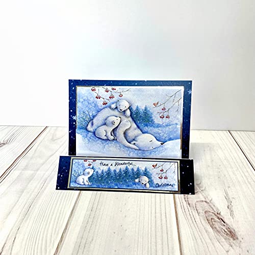 Katy Sue Christmas 3D Die-Cut Decoupage Selection Pack - Contains 24 Die-Cut Sheets in Letter Size (8.5" x 11") - 8 Designs; 3 Copies of Each Design Katy Sue