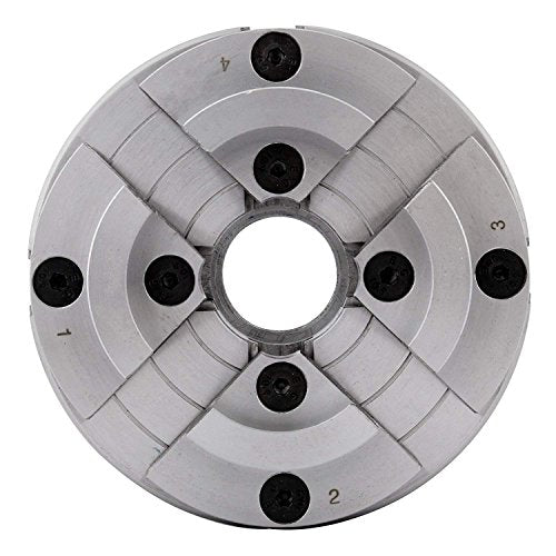 LLDSIMEX 4Inch/96mm Self Centering 4 Jaws Wood Lathe Chuck Wood Working Chuck 1"-8TPI LLDSIMEX