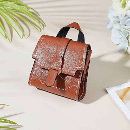 FREEBLOSS 4 Set DIY Leather Bag Kit PU Leather Puese Kit Mini Wallet for Men Women Handmade Wallet Gifts FREEBLOSS