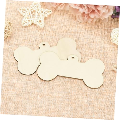 Yardenfun 1 Set Wooden Sign Decoration Pendant Imagination Holiday Adornments Decoupage Toys Graffiti Chips Unfinished Wooden Cutouts Pet Decorate Yardenfun