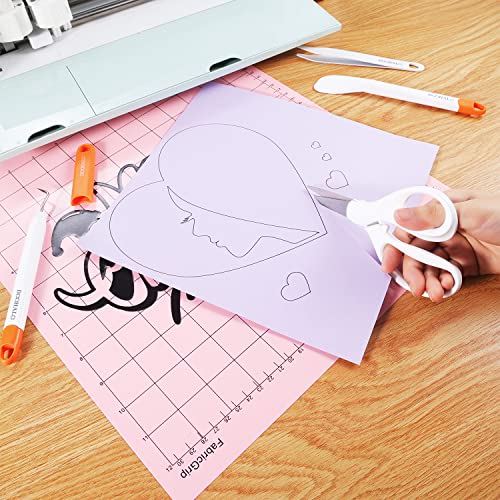 DOOHALO Vinyl Weeding Tools for Cricut Tools Crafting Basic Accessories Set Kit for Silhouette Weeding Scraper Spatula Tweezers Scissors Basic Tools DOOHALO