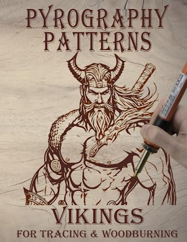 Pyrography Templates: Vikings, for Tracing and Woodburning WoodArtSupply