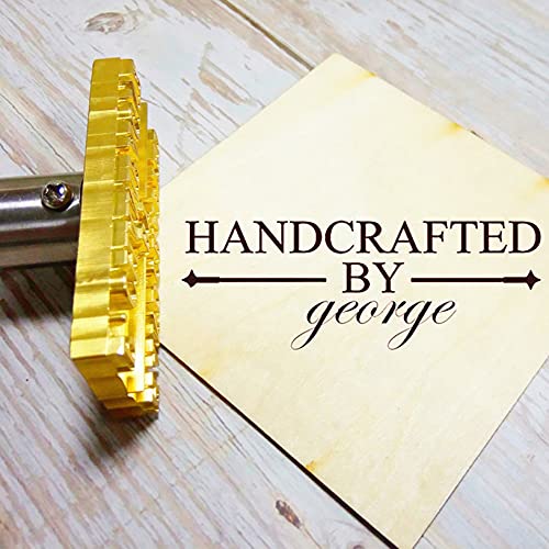 Custom Electric Wood Branding Iron for Woodworkers - Perfect Personalised Gift for Father's Day, 350W (1.5"x1.5") Arokimi