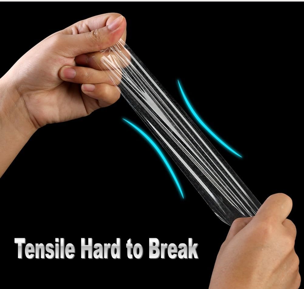 Ultra-Thin Clear Double Sided Tape Heavy Duty 2-Inch x 50 Feet Two Sides Strong Stick Mounting Adhesive Tape for Arts & Crafts, Fix Carpet, Women ANGKEEL