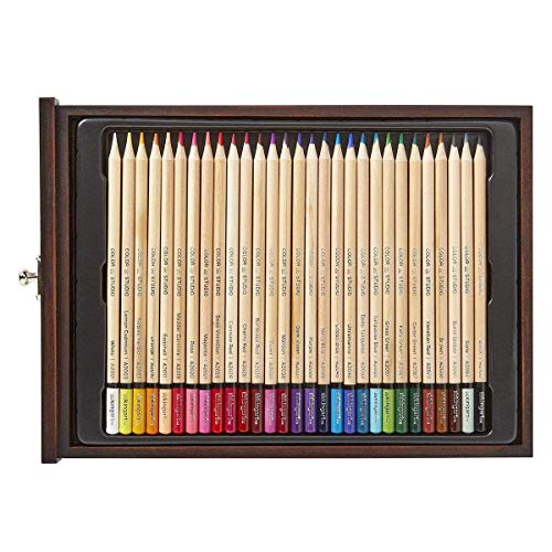 KINGART Mixed Media Art Set, 2-Drawer Wooden Case, Pencils, Pastels, Paints, Brushes, Erasers, Sharpener, Palette Knife, Palette, Painting, Drawing, KINGART