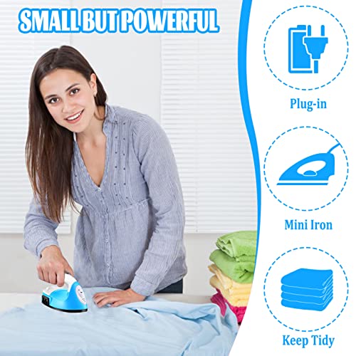 Mini Heat Press Small Iron Portable Heat Press Machine Mini Craft Iron with Charging Base Accessories for DIY T-Shirts, Shoes, Bag and Hats Heat ACHENYUANYUAN