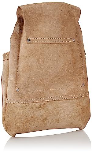 Custom Leathercraft CLC I923X Suede Carpenter's Nail and Tool Bag, 10 Pocket Custom Leathercraft