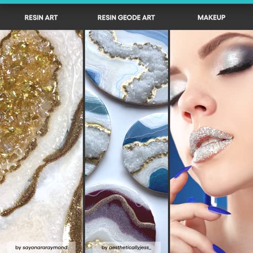 MEYSPRING White Pearl Mica Powder - 50g - White Resin Pigment - White Mica Powder for Epoxy Resin Art - White Epoxy Pigment and UV Resin Dye - Mica MEYSPRING