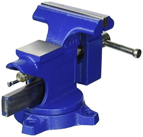 IRWIN Tools Record Light Duty Workshop Vise, 4.5-Inch (4935507),Blue IRWIN