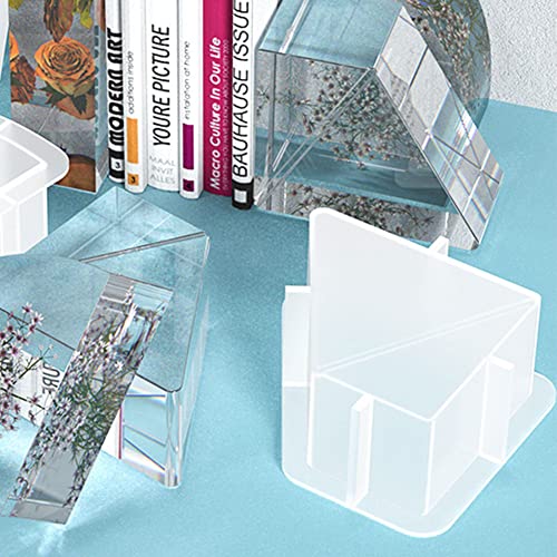 Large Resin Molds,Bookend Resin Molds,Large Geode Book Organize Resin Molds Silicone,Crystal Epoxy Deep Resin Molds,Epoxy Resin Molds for Flowers Pilarmuture