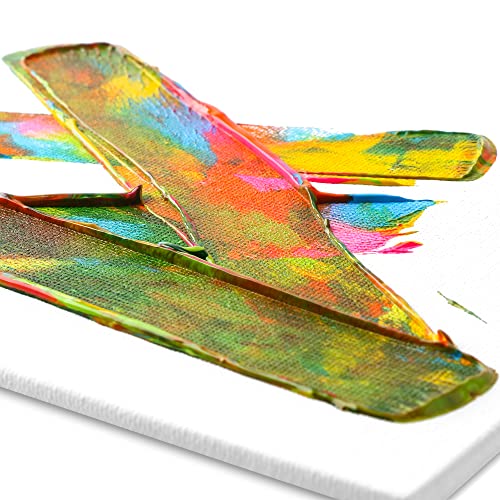 Transon 5x7 Artist Canvas for Painting MDF Board Painting Canvas No Warping 12Pack Acid-Free Primed TRANSON