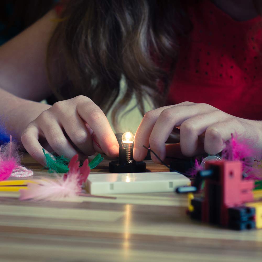 Sntieecr Electric Circuit Motor Kit, Educational Montessori Learning Kits for Kids DIY STEM Science Project Sntieecr