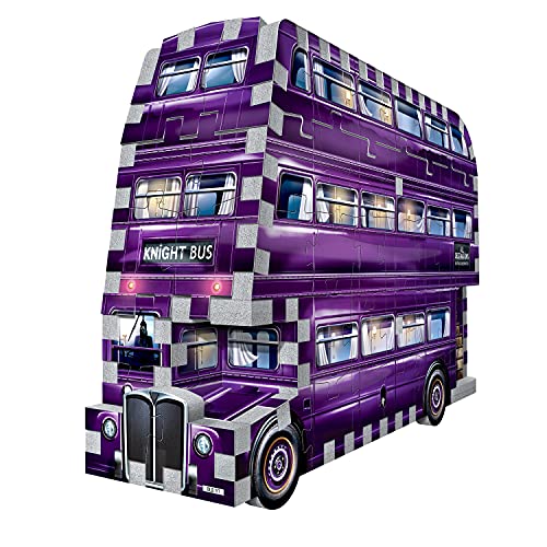Wrebbit3D - Harry Potter – The Knight Bus Mini 3D Puzzle for Teens and Adults | 130 Real Jigsaw Puzzle Pieces | Not Just an Ordinary Model Kit for WREBBIT3D