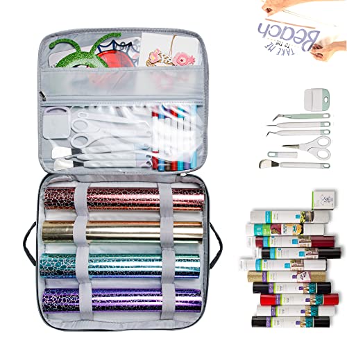 MYBAGZING Double-Layer Carrying Case for Cricut EasyPress 2 12x10 and 9"x9" Cricut Heat Press Machine, Htvront Heat Press, Cricut Heat Press 3 Bag MYBAGZING