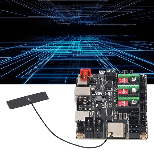 Laser Cutter Control Board 32 Bit Main Board PCBLaser Engraver Mai board with A4988 Step Motor for Engraver 12‑24VDC Walfront