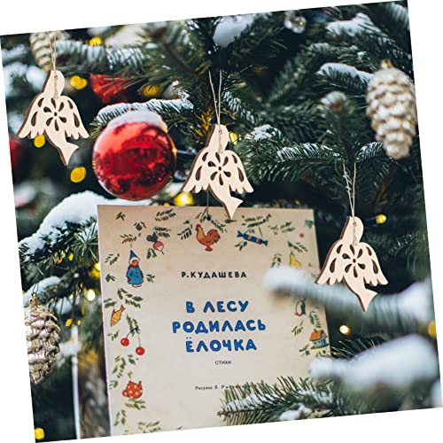 20pcs Wooden Animals Embellishments Unfinished Bird Discs Blank Wood Chips Bird Cutouts Blank Bird Craft Wooden Bird Shapes Unfinished Wood Chips SEWOART