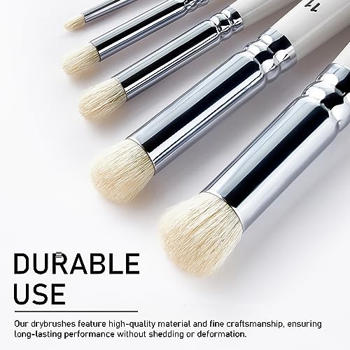 Falling in Art 5 Pcs Professional Drybrush Set, Detail Dry Brush, Miniature Paint Brushes for Model Rendering, Suitable for Beginners and Artists Falling in Art