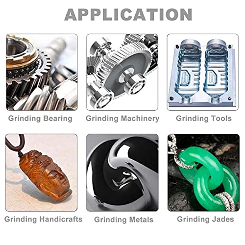 Banmo Abrasive 7 PCS Non Woven Abrasive Buffing Wheels Drill Attachment Set, Scouring Pads Wheel with 1/4" Shank Polishing Head for Polishing Banmo Abrasive