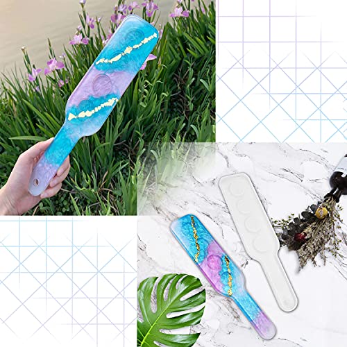 ResinWorld Shot Glass Serving Tray Mold, Shot Glass Holder Mold for Resin, 4 Holes Shot Glasses Tray Resin Mold, for Party Home Decor ResinWorld