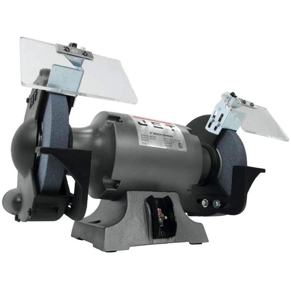 Jet Tools - JBG-8A, 8" Shop Grinder & JPS-2A Stand (577102K),Black,grey Jet
