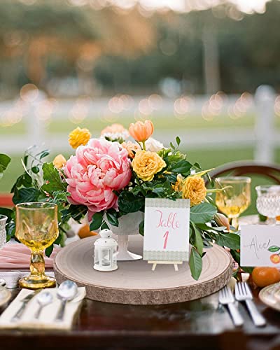 Wood Slices 12-13.5 Inch 2 Pcs Large Wood Slices for Centerpieces/Tables/Weddings/BabyShower/Crafts/Decorations ZKHOB