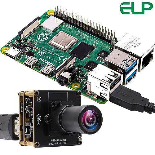ELP 4K USB HDMI Camera Module Night Vision PC Camera Mini Lightburn Camera for Computer Monitor Simultaneously 2X Digital Zoom USB Security Camera ELP