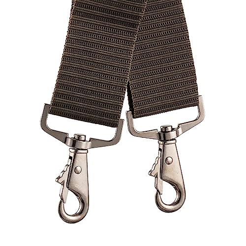 Bucket Boss - AirLift Tool Belt with Suspenders, Tool Belts - Original Series (50100) with 12 pockets, Brown , 52 Inch Bucket Boss