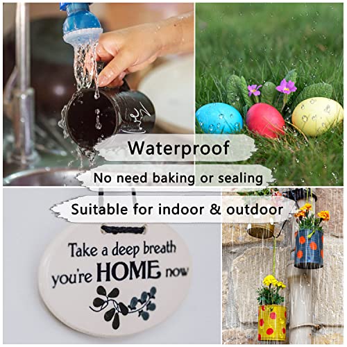 TFIVE Paint Markers Pens - 54 Colors Medium Tip Paint Markers, Permanent, Waterproof & Quick Dry, Paint Pen for Metal, Wood, Fabric, Plastic, Rock TFIVE