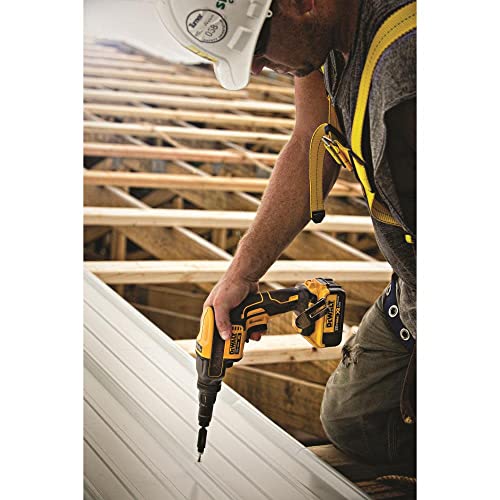 DEWALT 20V MAX* XR Screw Gun with Adjustable Torque and Clutch, Brushless (DCF622M2) DEWALT