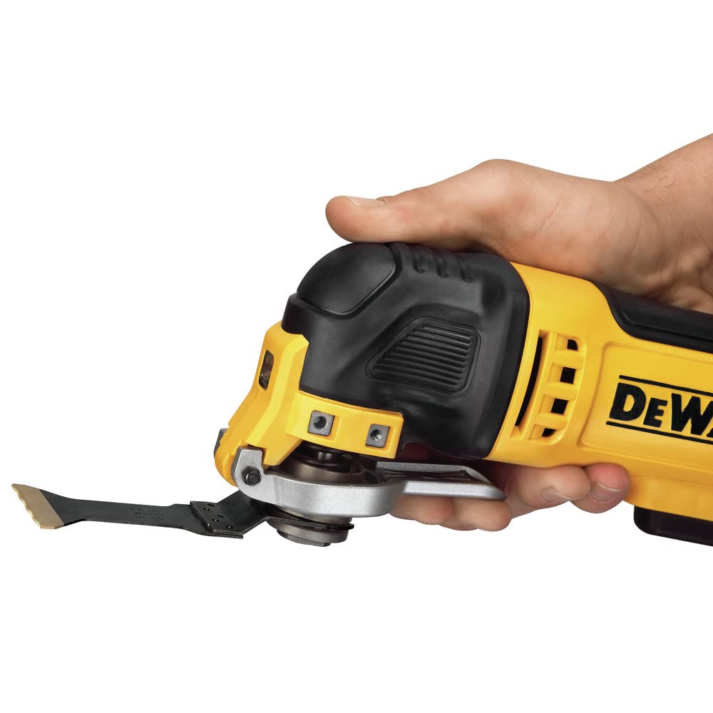DEWALT Oscillating Tool, 3-Amp, Includes Wood Blades, Sandpaper and Tool Bag, Corded (DWE315K) DEWALT