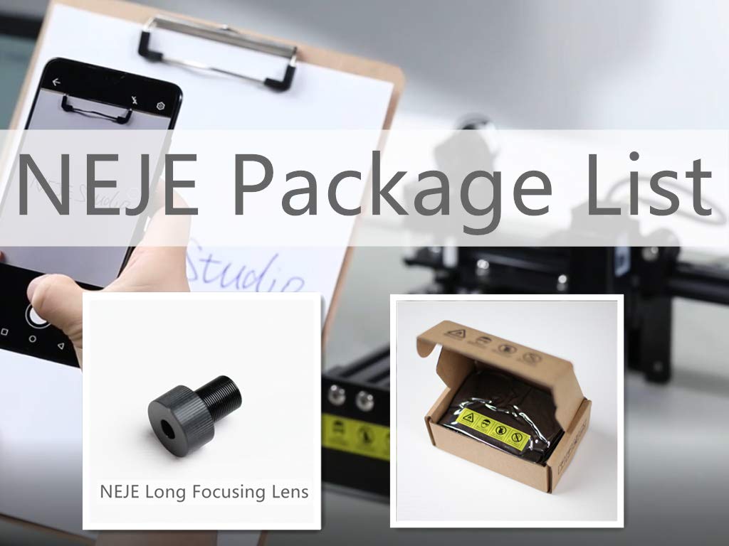 NEJE Laser Module Head Focusing Lens Collimating Coated Replacement Glass Lens for 20W / 30W Laser Cutting Module NEJE