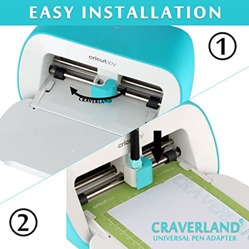 CRAVERLAND Pen Adapters for Cricut Joy and Joy Xtra, 8 Pack Pen Holders Accessories Tools Compatible with (Sharpie/Pilot/BIC/UM153/Cricut) Pens CRAVERLAND