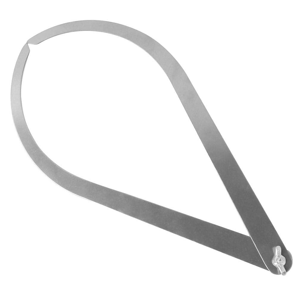 Clay Caliper Tool, 10 inch Bent Leg Stainless Steel Caliper Ceramic Measuring Pottery Tool for Carving Shaping Clay Sculpture Modeling GLOGLOW