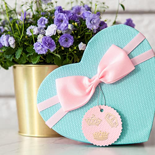 Amosfun 50PCS Wooden Pieces Crown Shape Wooden Pieces Hollow Out Wood Cutouts DIY Art Craft Embellishments Ornaments Amosfun