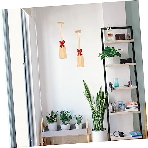 EXCEART Wooden Oars Ocean Mini Mini Decoraciones para Salas De Casa Unfinished Wood Paddles Unfinished Oar Shape Craft Paddle for Crafts Paddle EXCEART