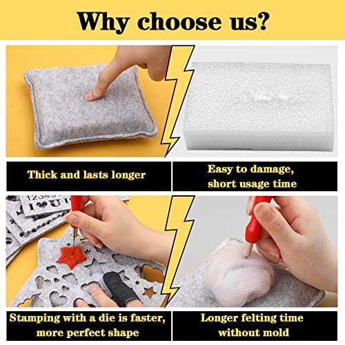Veroave Needle Felting Starter Kit with Storage Bag, 385 Pcs Complete Needle Felting Tools and Supplies, Wool Felting Kit with Wool Felt Tools and Veroave