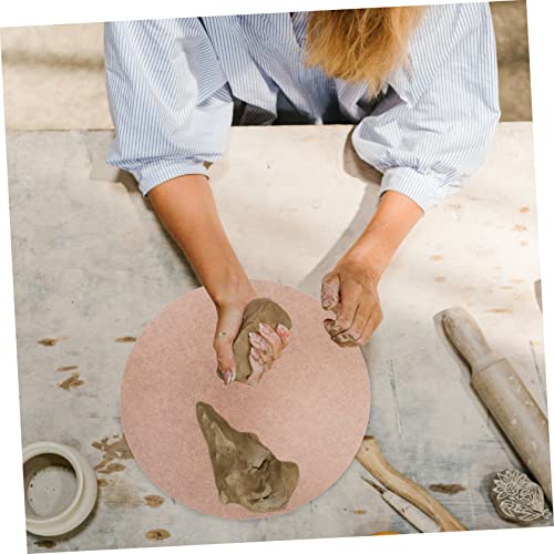 Tofficu Sculpture Base Clay Tools Ceramic Wheel Bat Clay Sculpting Board Flat Unfinished Wood Bases for Doll Wood Carving Tools Ceramic Tools Cake Tofficu