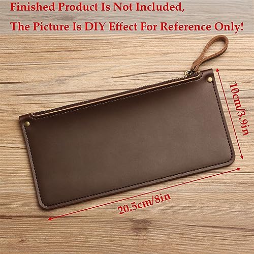 RIVEENY Leather Craft Clear Eyeglasses Case Glasses Bag Template Set Acrylic Leather Pattern Stencil Template Leather Craft Accessories Handmade RIVEENY