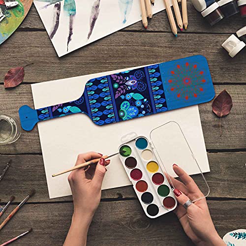 BATTIFE 2Pack 15 Inch Greek Fraternity Paddle, Unfinished Solid Pine Wood Paddles, Wooden Sorority Frat Paddle for Arts Crafts BATTIFE