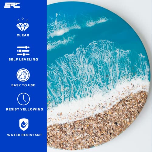 Specialty Resin & Chemical General Purpose Clear Epoxy Resin 2 Gal | Clear 2-Part Epoxy Resin Kit for Tabletops, Countertops, Encapsulation, & More | SPRESIN