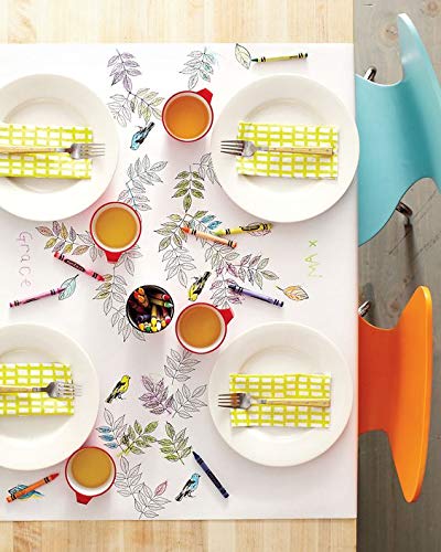 Made in USA White Kraft Paper Wide Jumbo Roll 48" x 1200" (100ft) Ideal for Gift Wrapping, Art &Craft, Postal, Packing Shipping, Floor Protection, Creative Paper Co