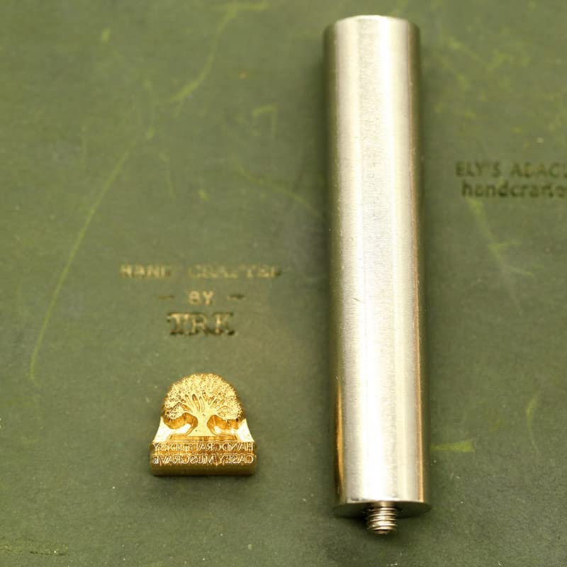 Customisable Brass Leather Stamp with Interchangeable Logo Designs ZOECRAFTSUPPLY
