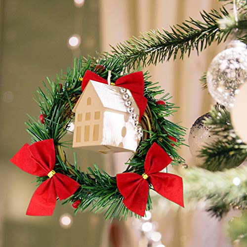 Grapevine Wreath Set, Marrywindix 16 Pieces Natural Vine Branch Wreath Christmas DIY Rattan Wreath Garland for Christmas Holiday Craft Wedding Decor Marrywindix