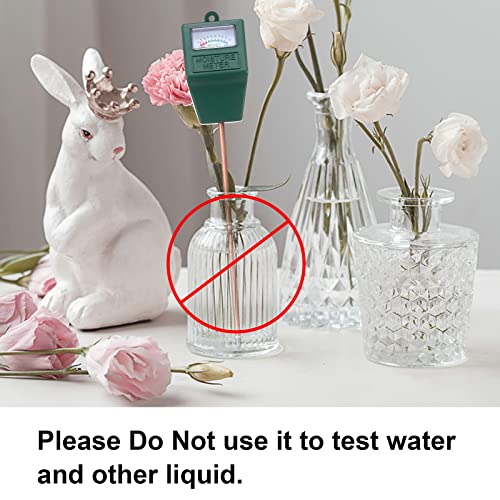 Yizerel 2 Packs Soil Moisture Meter for House Plants, Plant Water Meter Soil Tester Test Kit Soil Hygrometer Sensor for Indoor & Outdoor Use Garden Yizerel