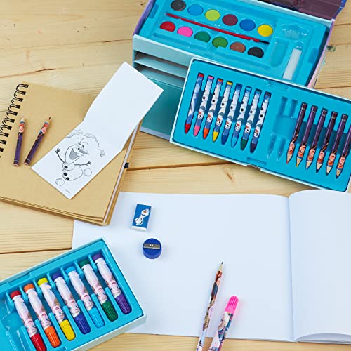 Disney Art Set, Frozen Colouring Sets for Children with Over 40 Art Supplies Disney